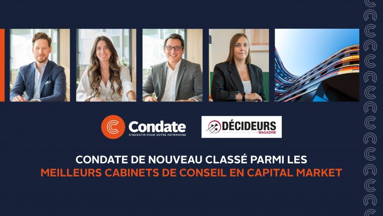 [NOUVELLE RECONNAISSANCE 🏅] Condate parmi les meilleurs en Capital Markets !